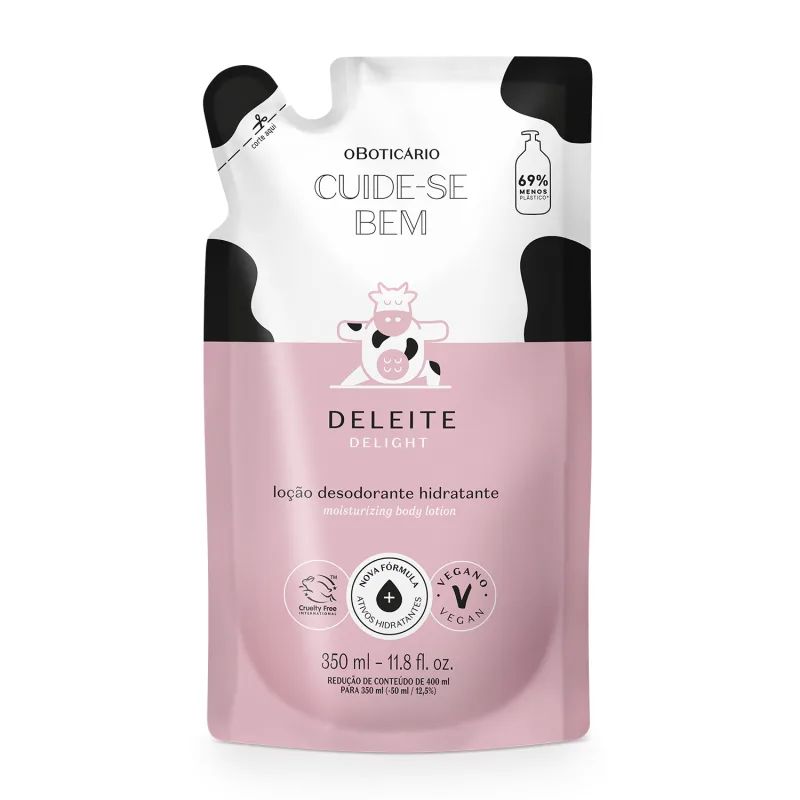 REFIL CUIDE SE BEM LOC DES HIDRATANTE CORPORAL DELEITE 350ML